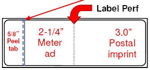 FP Compatible Labels:550-ULT Meter tapes for Optimail 60,65,90,95